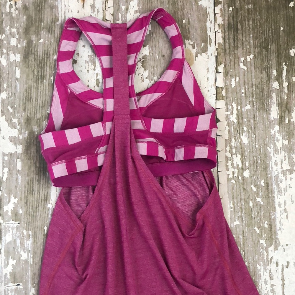 Lululemon Striped Workout Tank - Picture 4 of 6